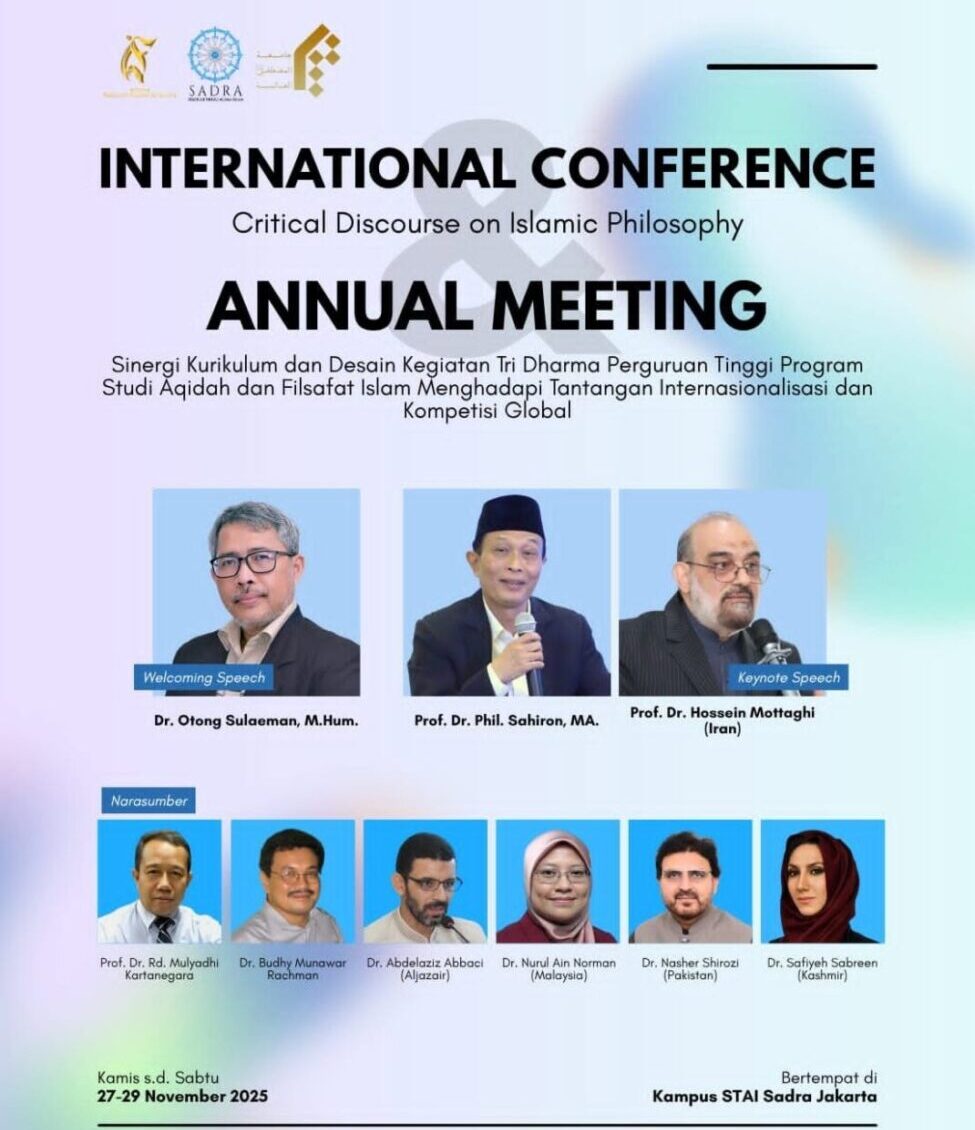 International Conference & Annual Meeting on Critical Discourse in Islamic Philosophy